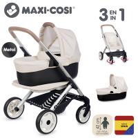Kombinovaný kočárek Maxi Cosi pro panenky béžový